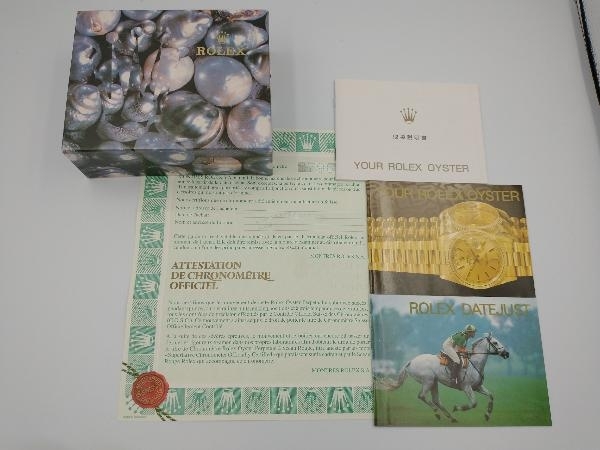 OH 仕上げ済 ROLEX／デイトジャスト／10Pダイヤ／自動巻き／69173G／コンビ(本体)｜売買されたオークション情報、yahooの商品情報をアーカイブ公開 - オークファン