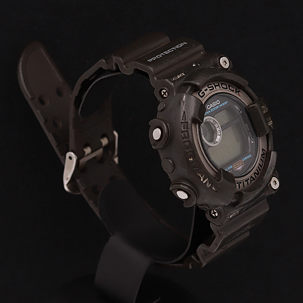 1円★正規品【カシオ Gショック】DW-8200 フロッグマン ダイバー200m デジタル チタン/ラバー QZ メンズ腕時計 800A0119463