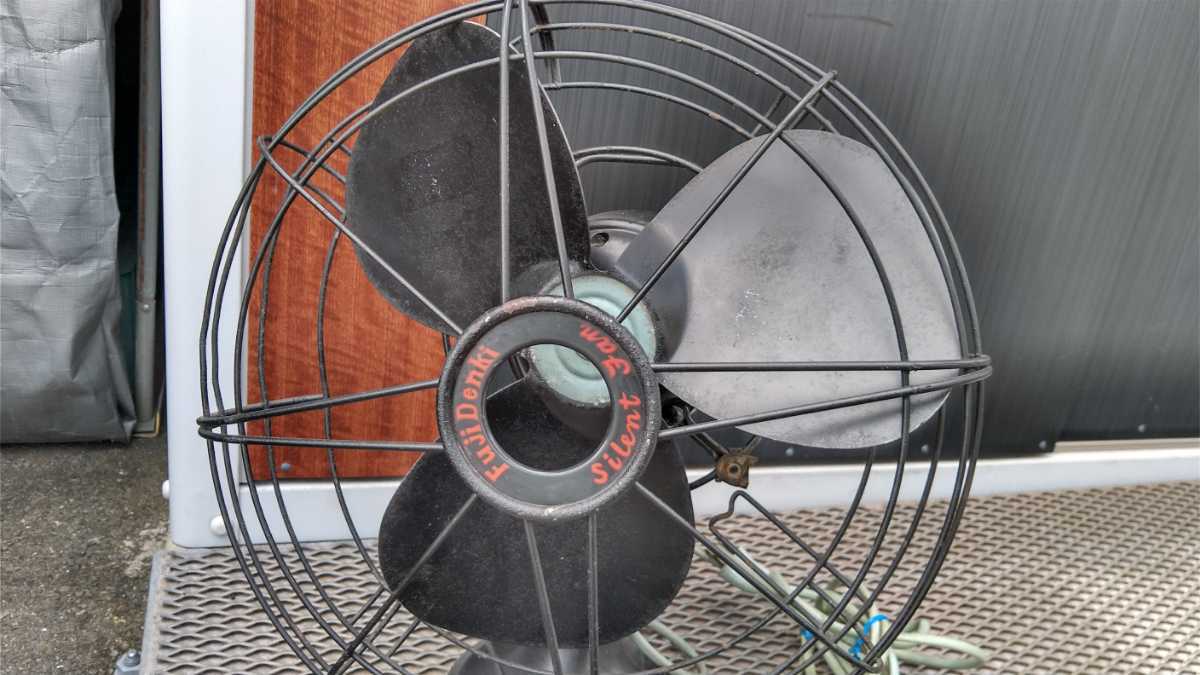 FUJI 扇風機 富士電機 Silent FAN 昭和レトロ SILENT サイレントファン 