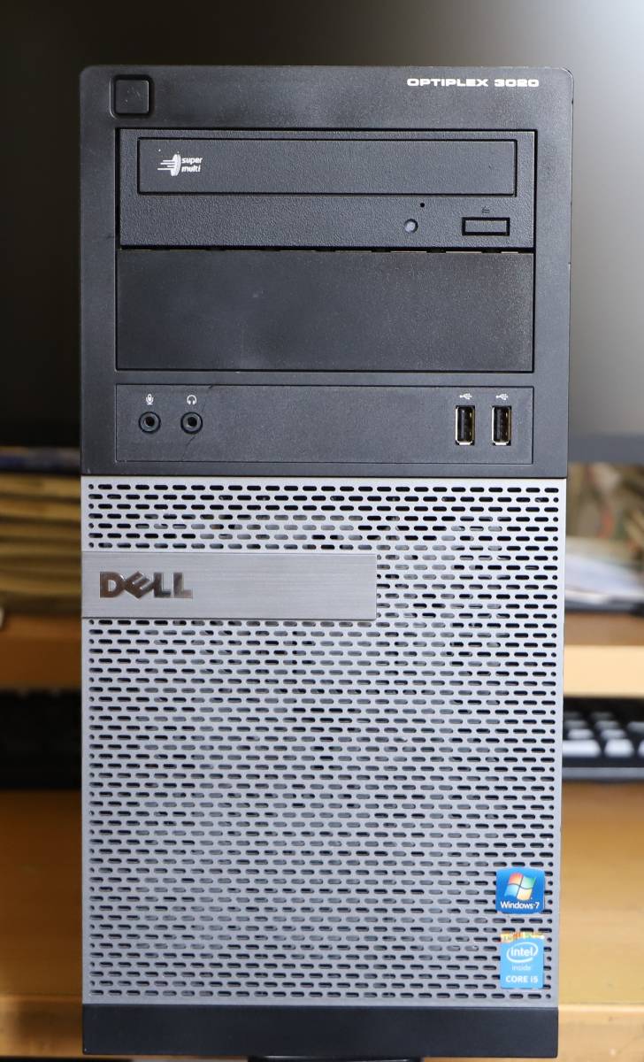 送料込みDELLOptiPlex 3020 5台/8GB/通電確認済/HDD無 ☆DELL OPTIPLEX 3020 MT Core i5-4570 3.20GHz /メモリー8GB/ HDD 1TB