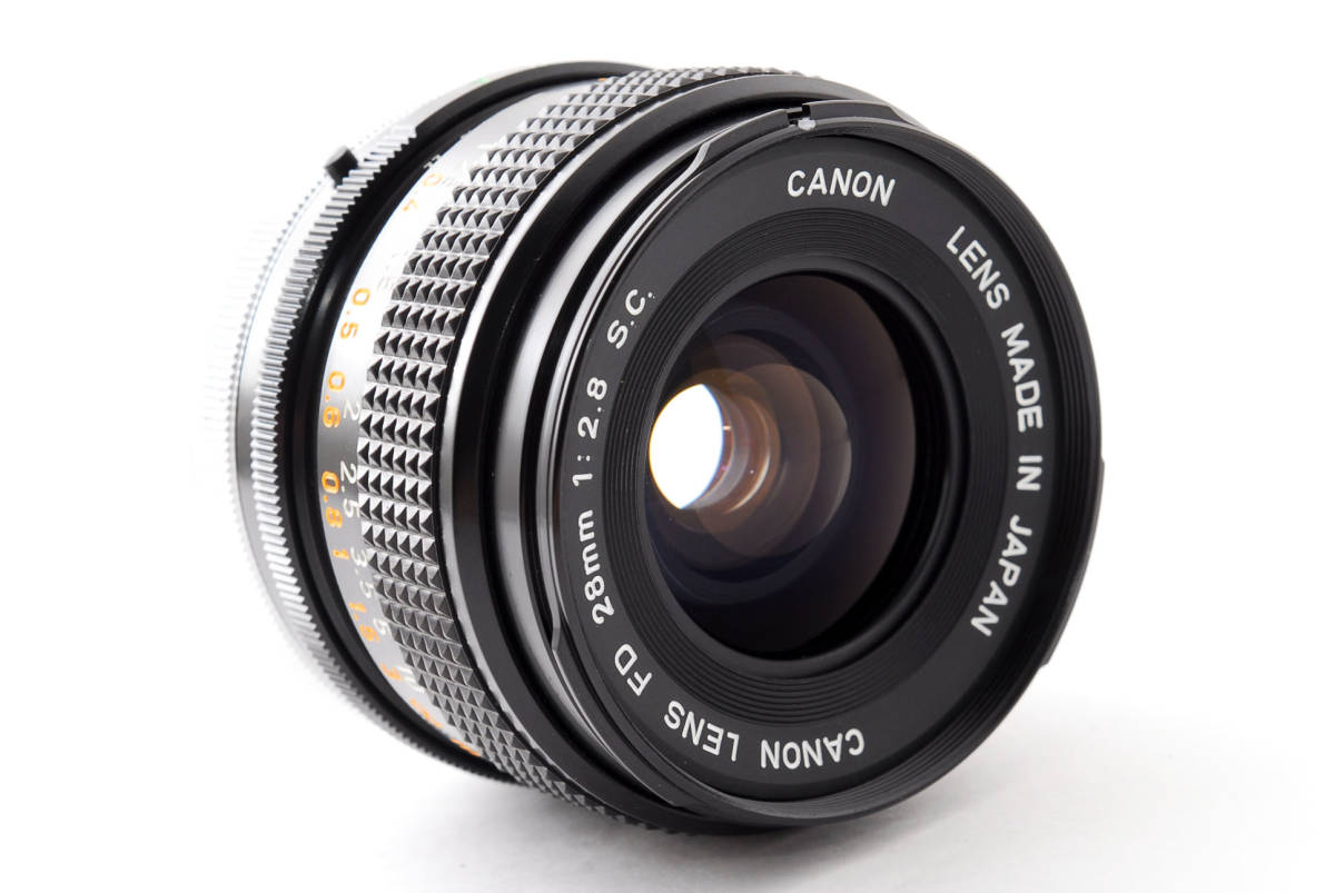 キャノン Canon FD 28mm f/2.8 S.C MF Wide Angle レンズ #834039