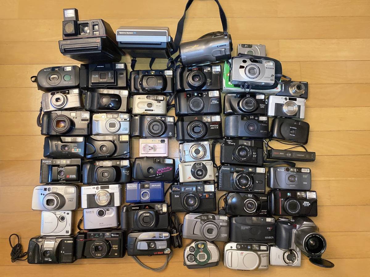 ★大量 50個以上 まとめ売り②★ CANON NIKON PENTAX KONICA Autoboy TWZOOM ESPIO 等 コンパクトフィルムカメラ！　　　#4118