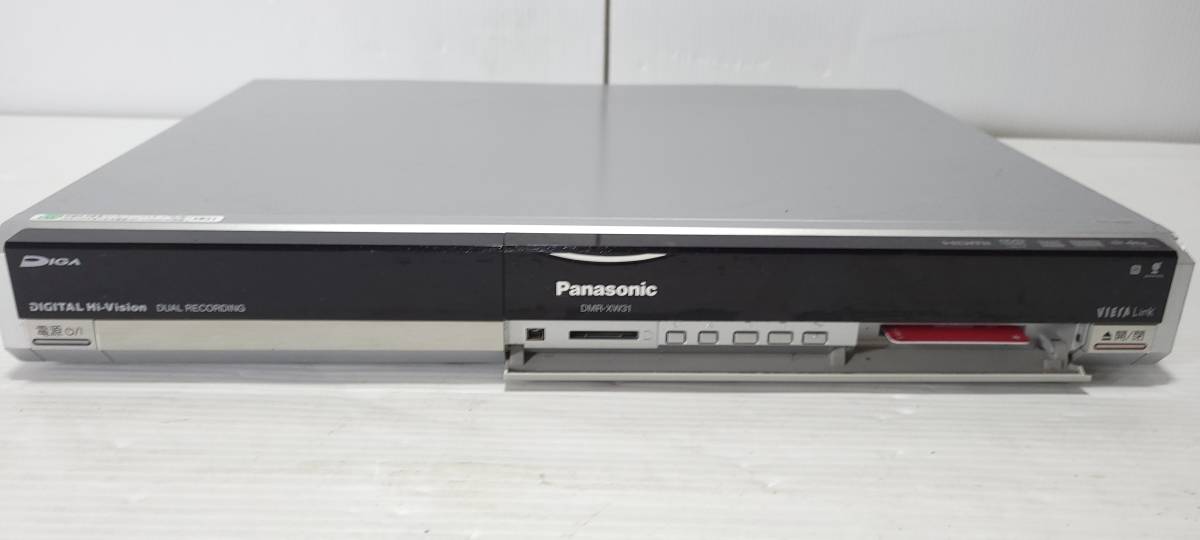 パナソニックDMR-XW31型デジタルDVDレコーダー 大容量HDD500GB 設定後