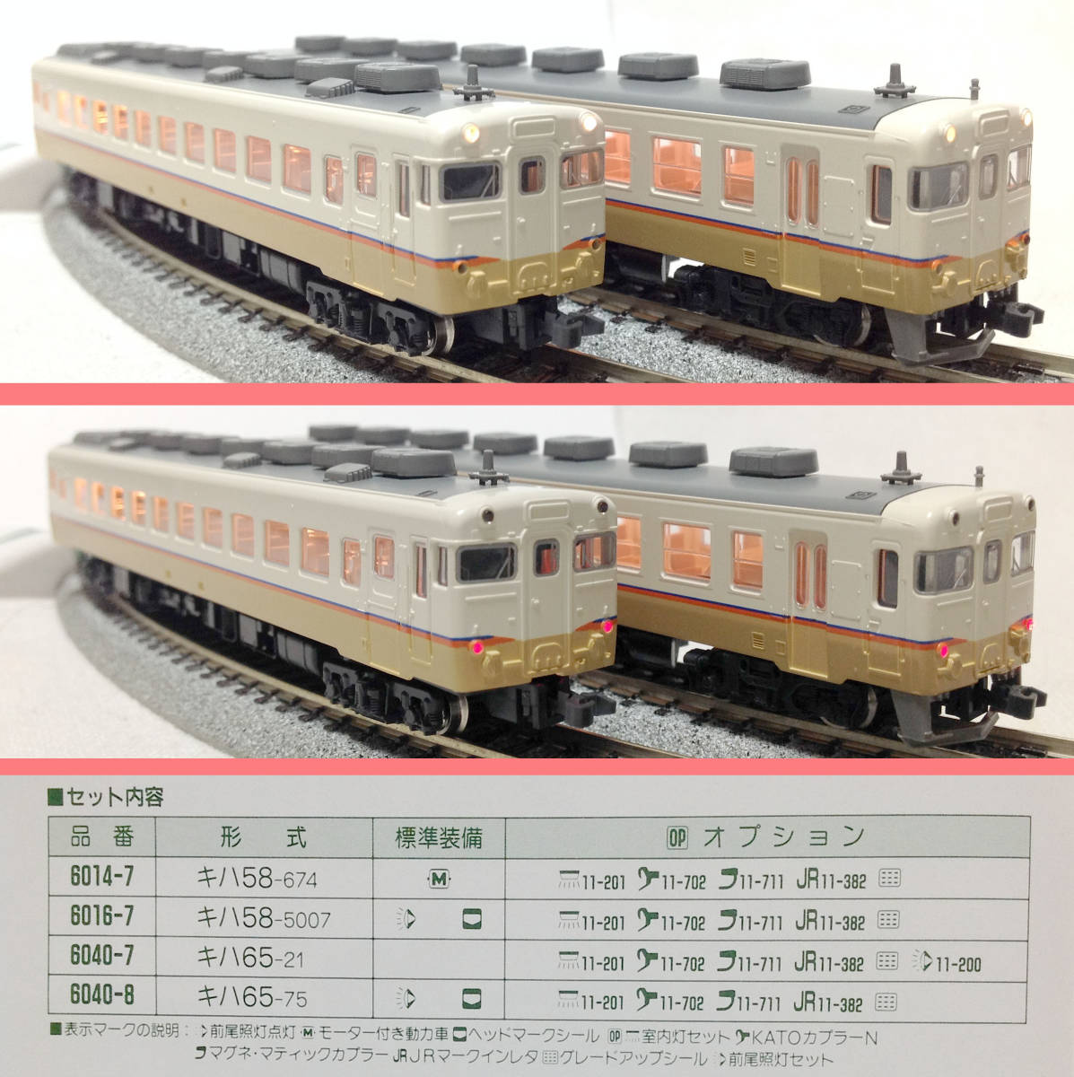KATO キハ58⁄65 10-318 Nゲージ 鉄道模型 KATO 10-318 キハ58・65
