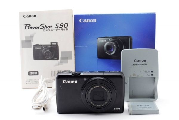 全国無料，低価 キャノン Canon PowerShot S90 【元箱付き