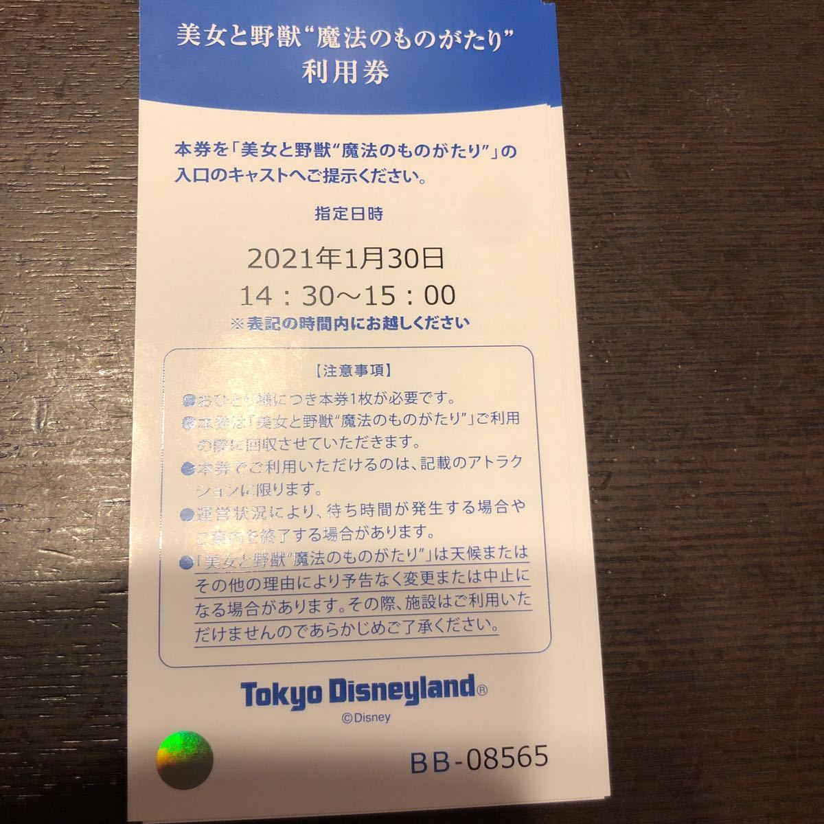 爆買い，正規品】 ディズニーチケット