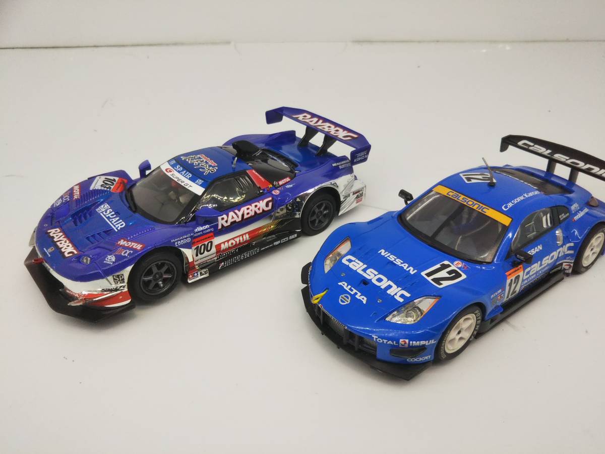 タカラ(クワトロ)製1/32 カルソニックZ GSLO製 レイブリックNSX ライト点灯改造品