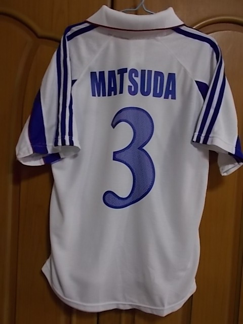 日韓W杯ロシア戦 松田直樹 adidas 日本代表 ユニフォーム