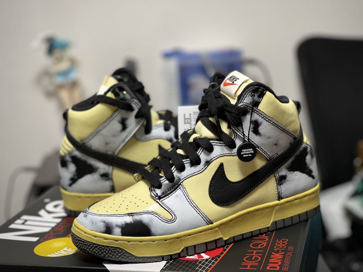 NIKE DUNK HIGH BLACK ACID WASH ナイキ ダンク ハイ ブラック アシッドウォッシュ 
