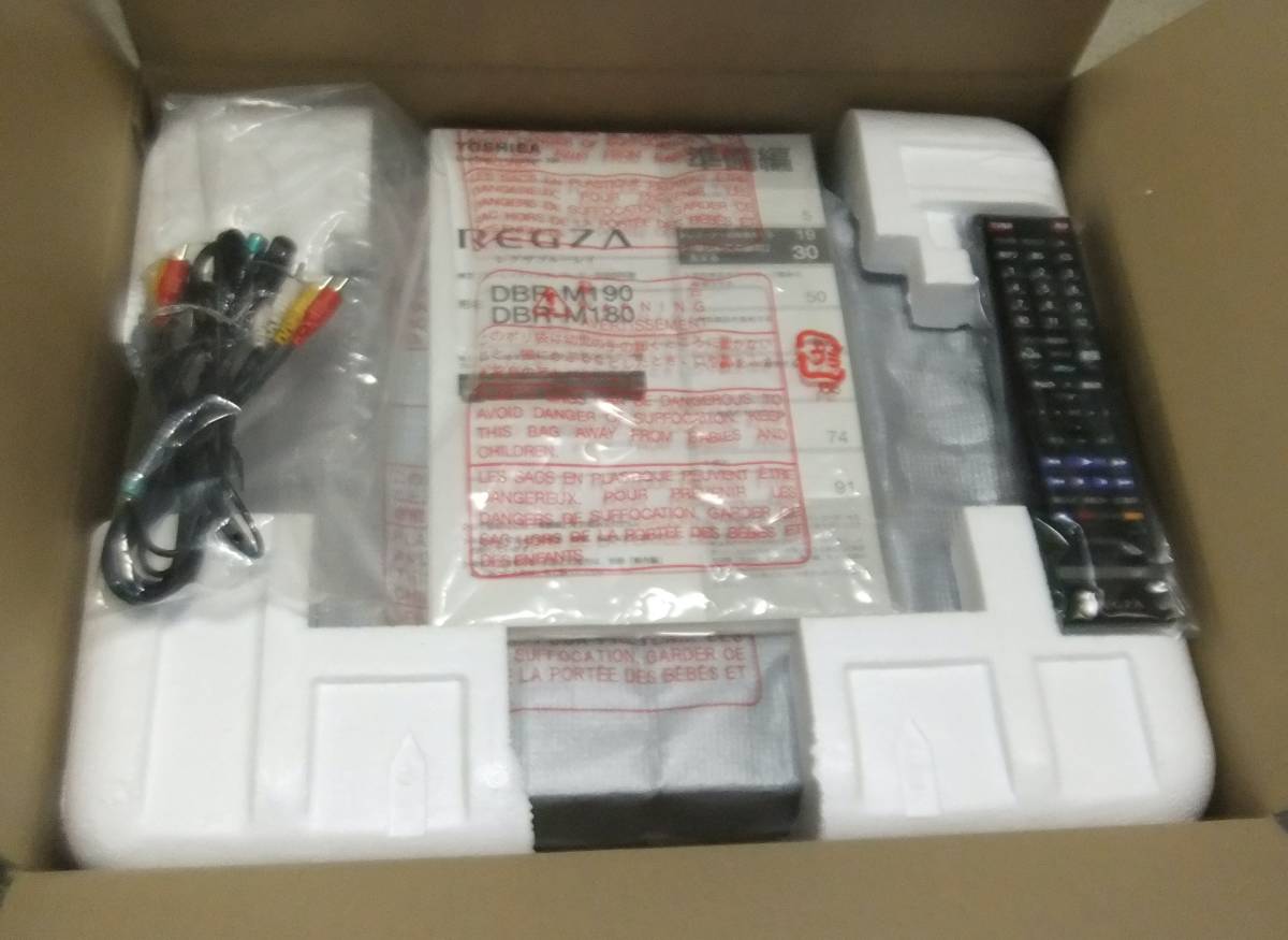 TOSHIBA REGZA DBR-M190タイムシフトマシン ［ジャンク品］ ジャンク品） 東芝 タイムシフトマシン DBR-M190 部品採りに REGZA