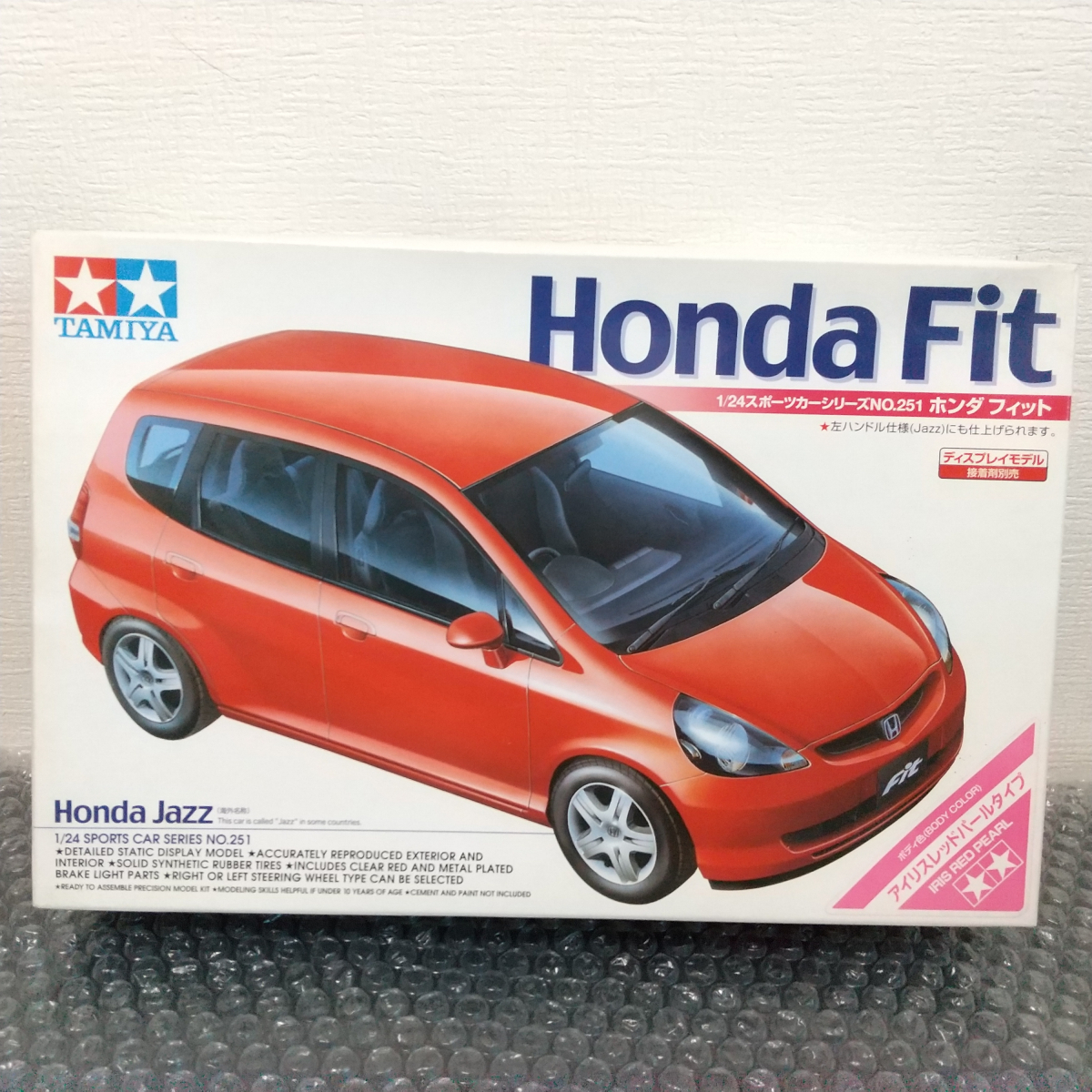 未組立 プラモデル タミヤ Honda フィット 1 24 スポーツカーシリーズ No 251 アイレスレッドパールタイプ ホンダ 売買されたオークション情報 Yahooの商品情報をアーカイブ公開 オークファン Aucfan Com