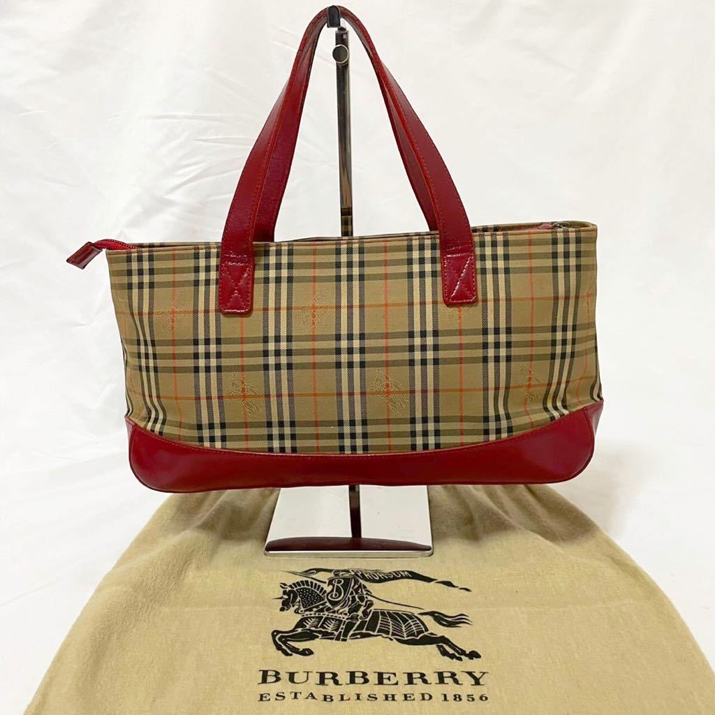 □ 1円 スタート □ 美品 バーバリー BURBERRY ノバチェック チェック