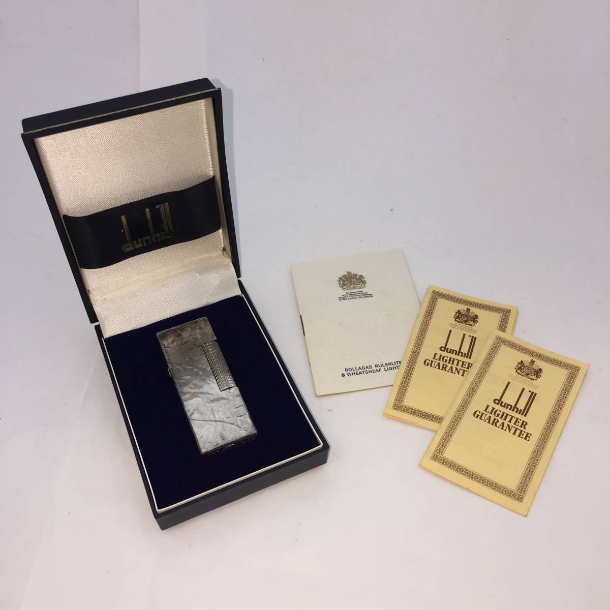 ダンヒル シルバー dunhill ガスライター Dunhill ローラー ローラガス 