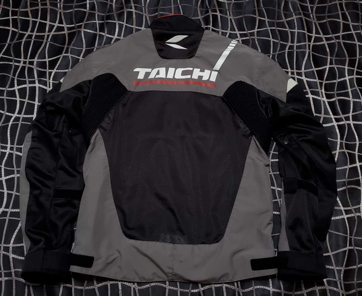 □美品□RSタイチ クロスオーバーメッシュジャケット Lサイズ グレー