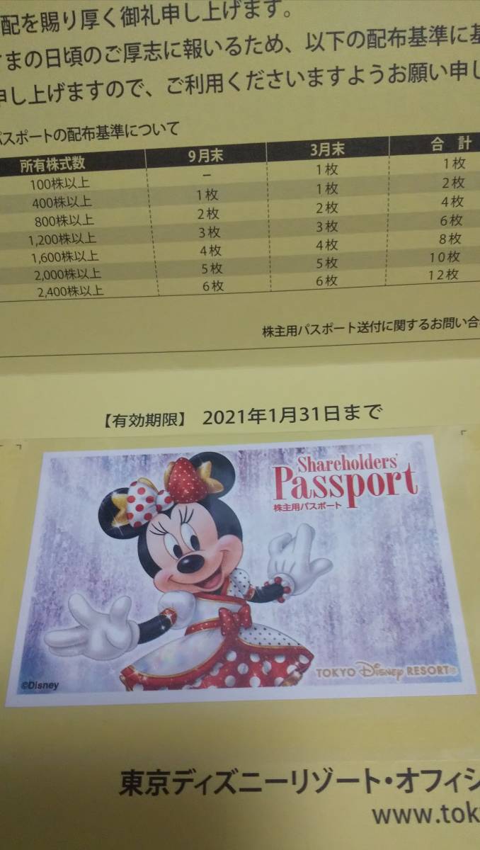 東京 ディズニーチケット株主優待パスポートの抽選入園まとめ 東京 ディズニーチケット株主優待パスポートの抽選入園まとめ