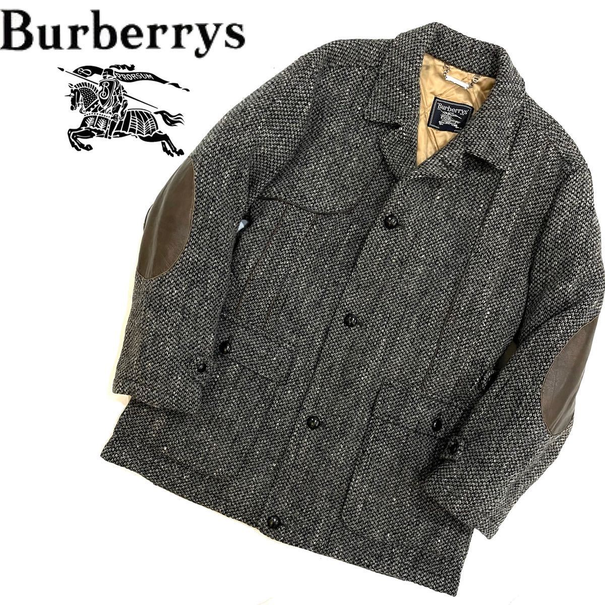 90s vintage Burberrys ウール ツイード 中綿入り ハンティング 