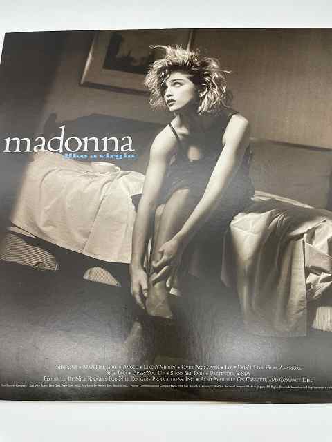 直筆サイン入り マドンナ (Madonna) LPレコード 検索 色紙