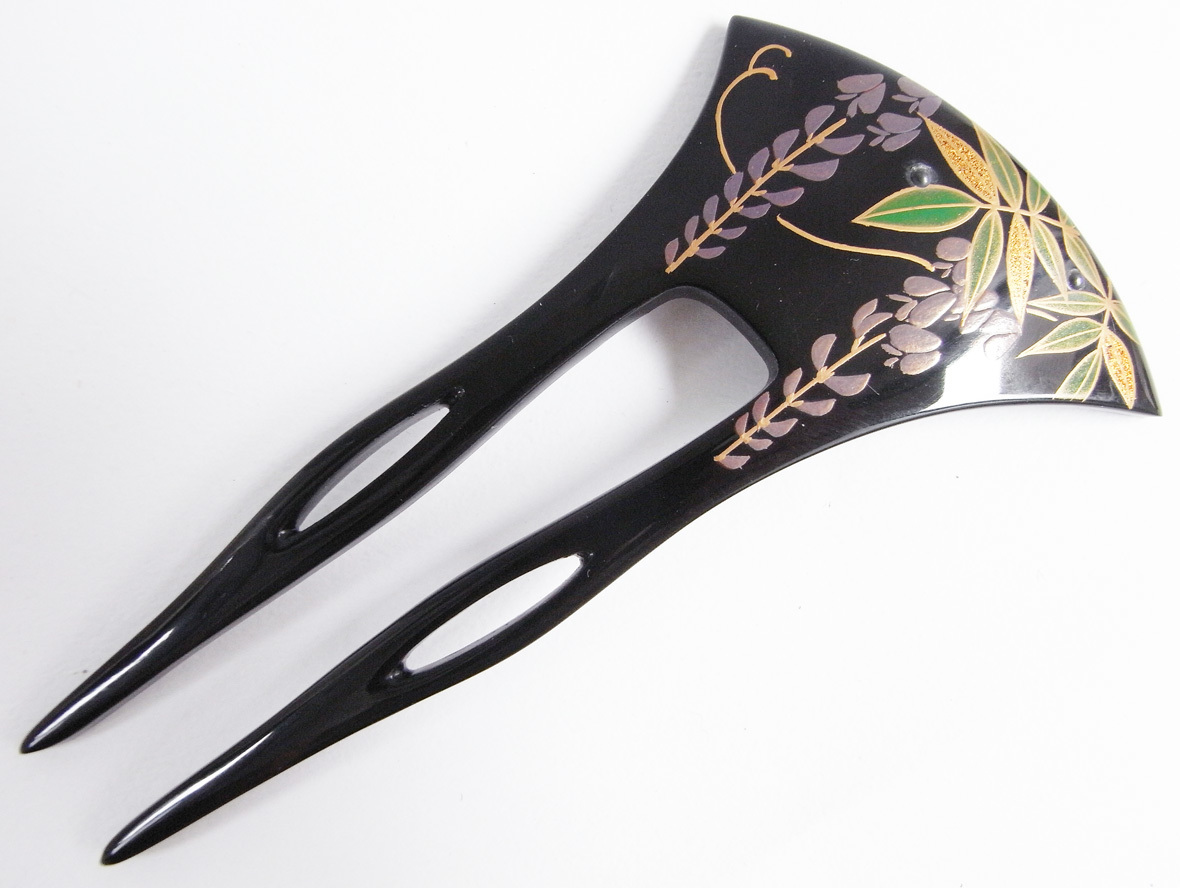 藤の花 金泥絵巻 簪 かんざし かんざし 売買されたオークション情報 Yahooの商品情報をアーカイブ公開 オークファン Aucfan Com