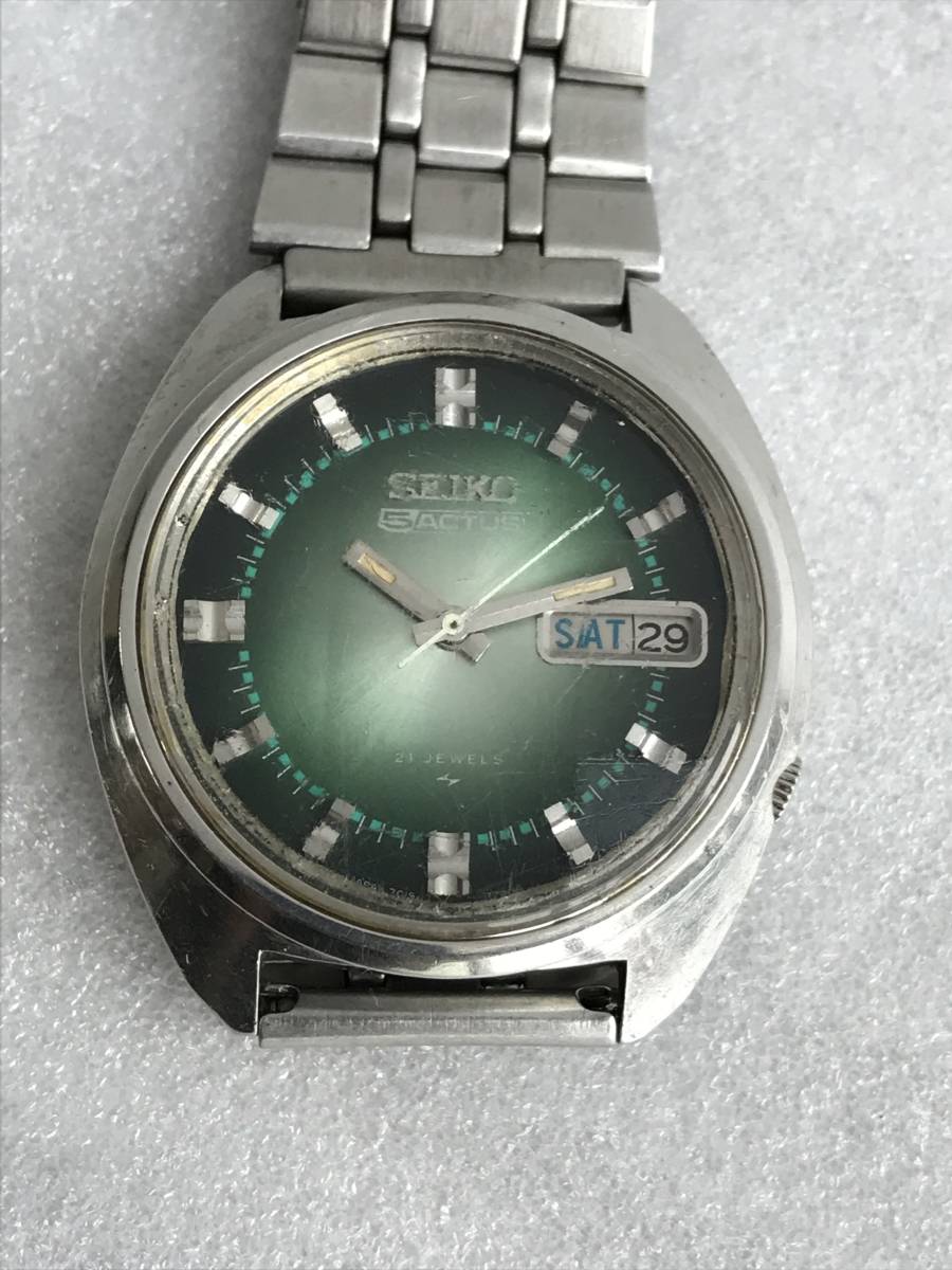 SEIKO セイコー 5アクタス 21石 7019-7210 稼働品 自巻き 年代物 中古 