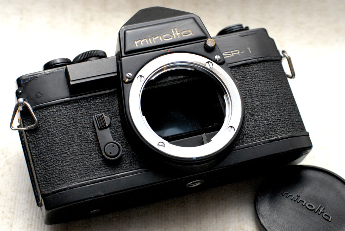 ミノルタ Yahoo!オークション MINOLTA SR-1 昔の一眼レフカメラ SR-1黒 