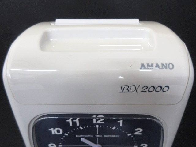 XF336☆アマノ 電子タイムレコーダー BX2000 / AMANO 勤怠管理 事務