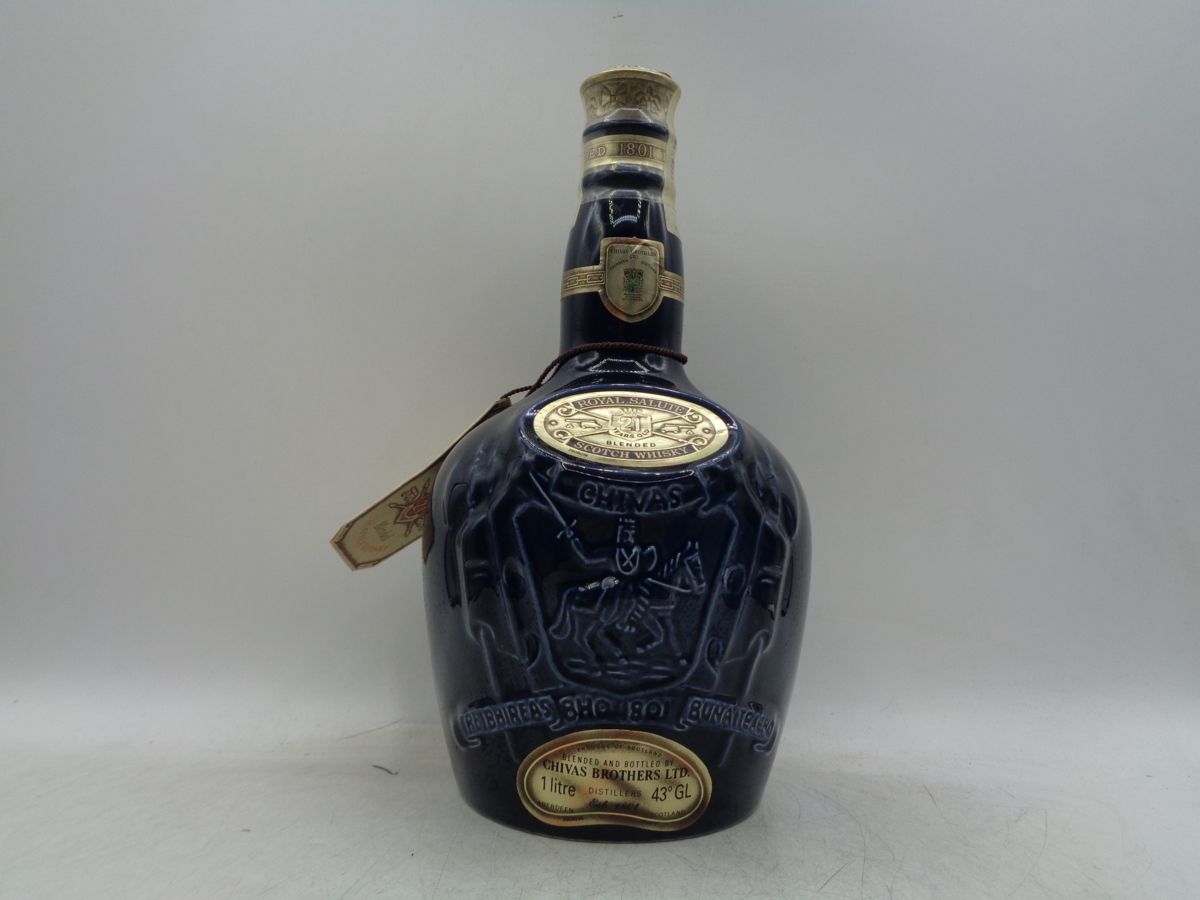 ROYAL SALUTE 21年 ロイヤル サルート スコッチ ウイスキー 青 陶器