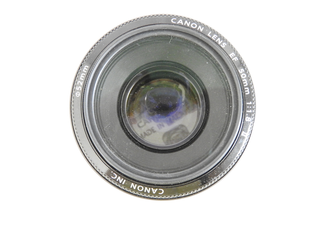 Canon キャノン LENS EF 50mm 1:1.8 Ⅱ 0.45m/1.5ft カメラレンズ