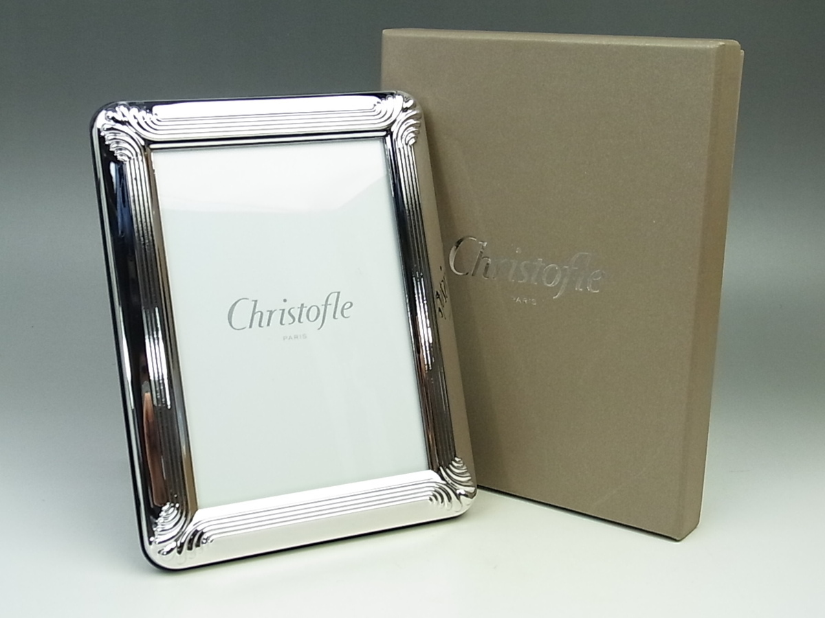 Christofle フォトフレーム9x13cm コキーユ シルバーコーティング