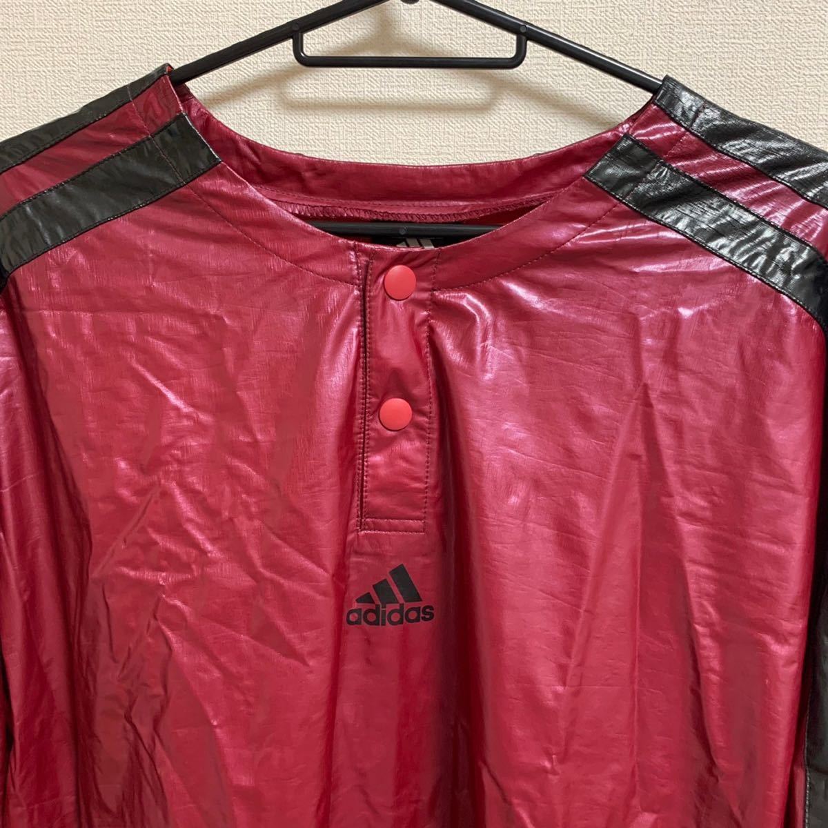 人気】adidas サウナスーツ ウインドブレーカー ワインレッド 