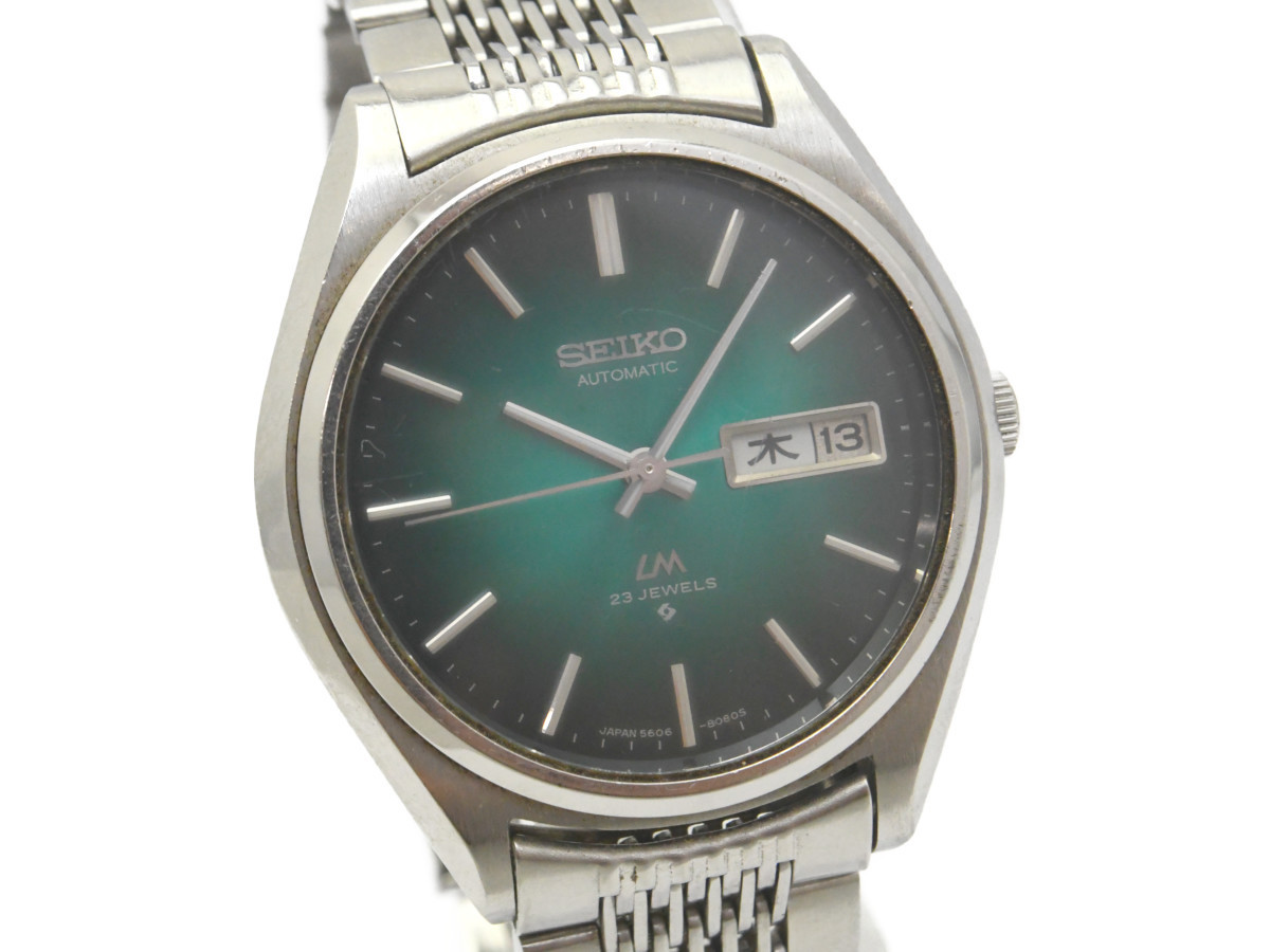 中古品] 稼働品SEIKOセイコー ロードマチック 5606-8051 23石 自動