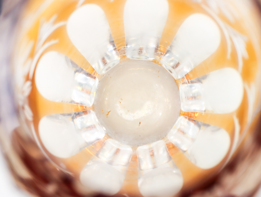 カガミクリスタル オレンジ 切子 花瓶 20cm フラワーベースの入札履歴