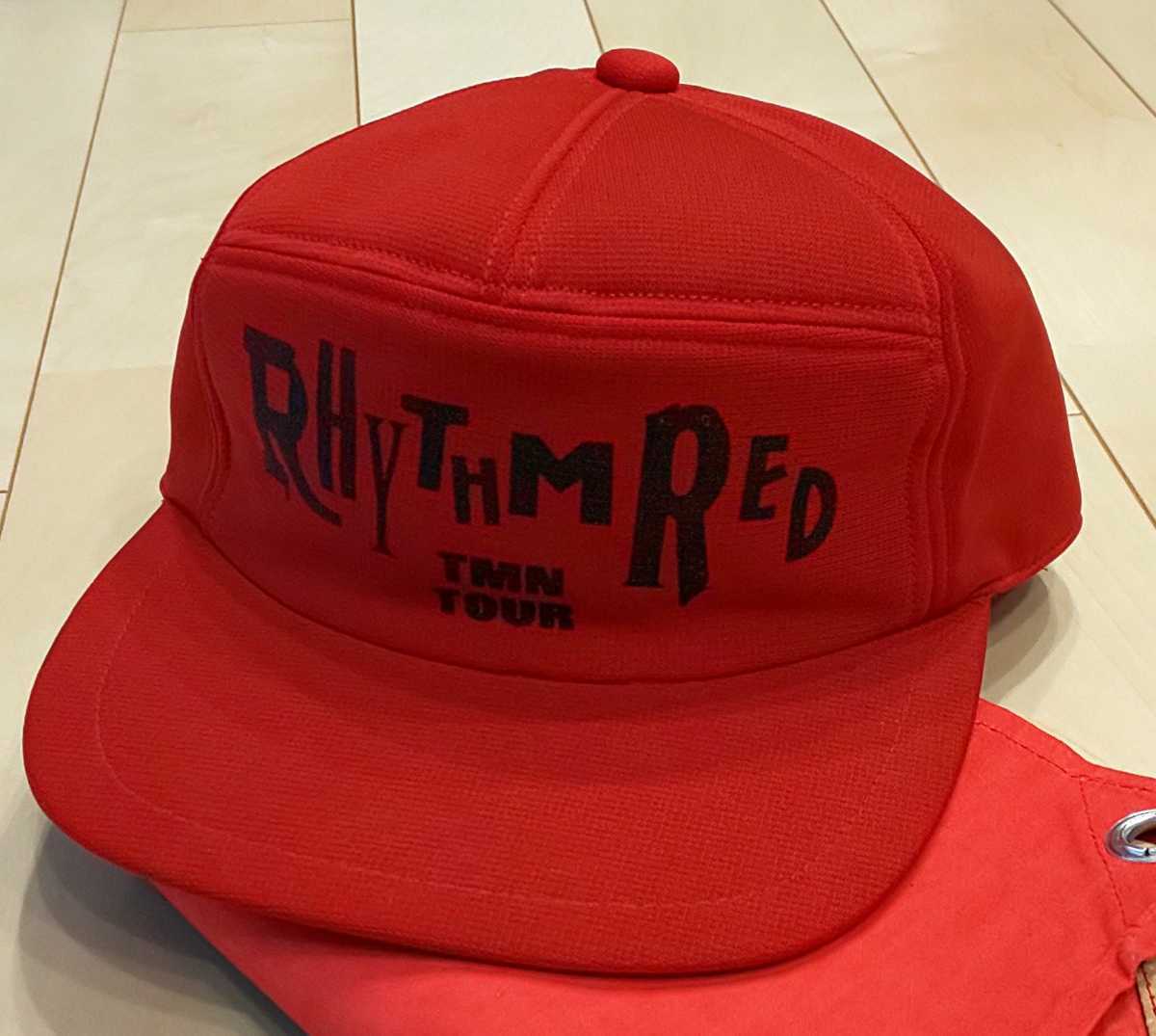 TMN RHYTHM RED キャップ ツアーグッズLIVE TM NETWORK ネットワーク