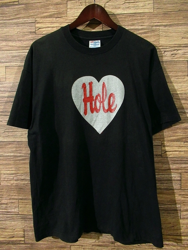 XL サイズ □ 希少 90s OLD Hole ホール コートニーラブ 1994年 ハート 