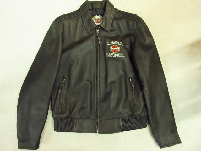 L ハーレーダビッドソン Legendary Eagle レザー ジャケット 牛革 LL 