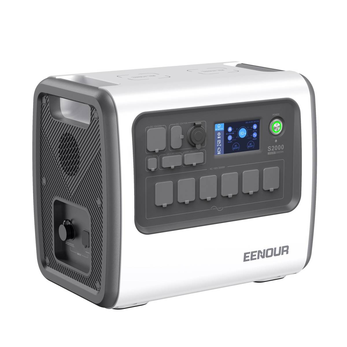 EENOUR ポータブル電源 S2000 2000Wh/640000mAh リン酸鉄リチウム電池