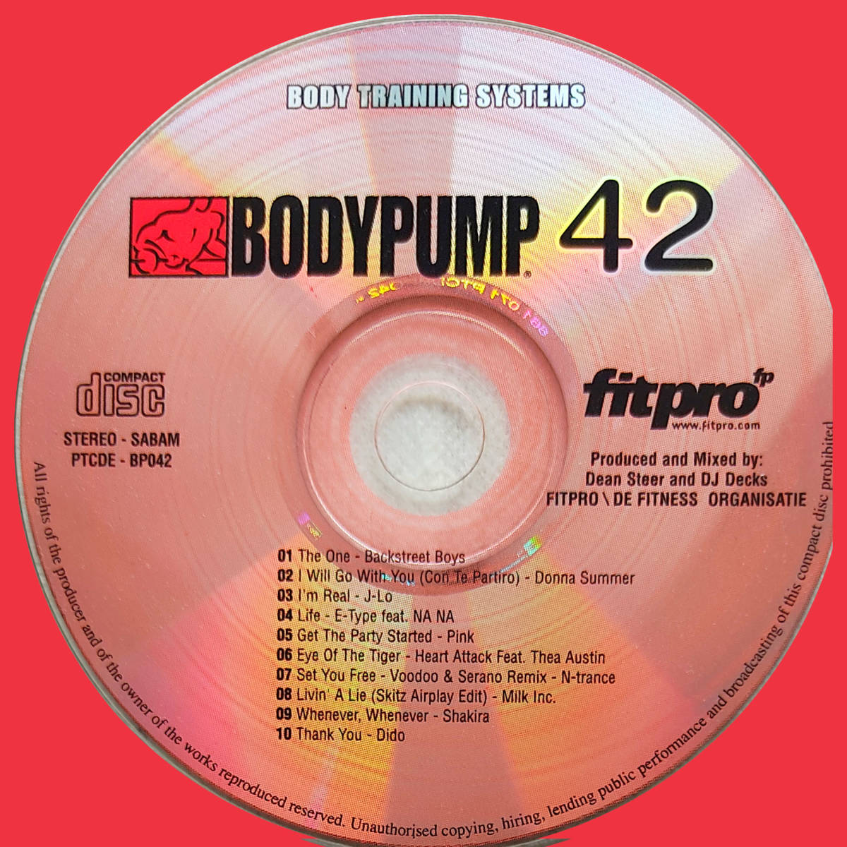 ボディパンプ 42 CD LESMILLS BODYPUMP レスミルズ 【公式通販】