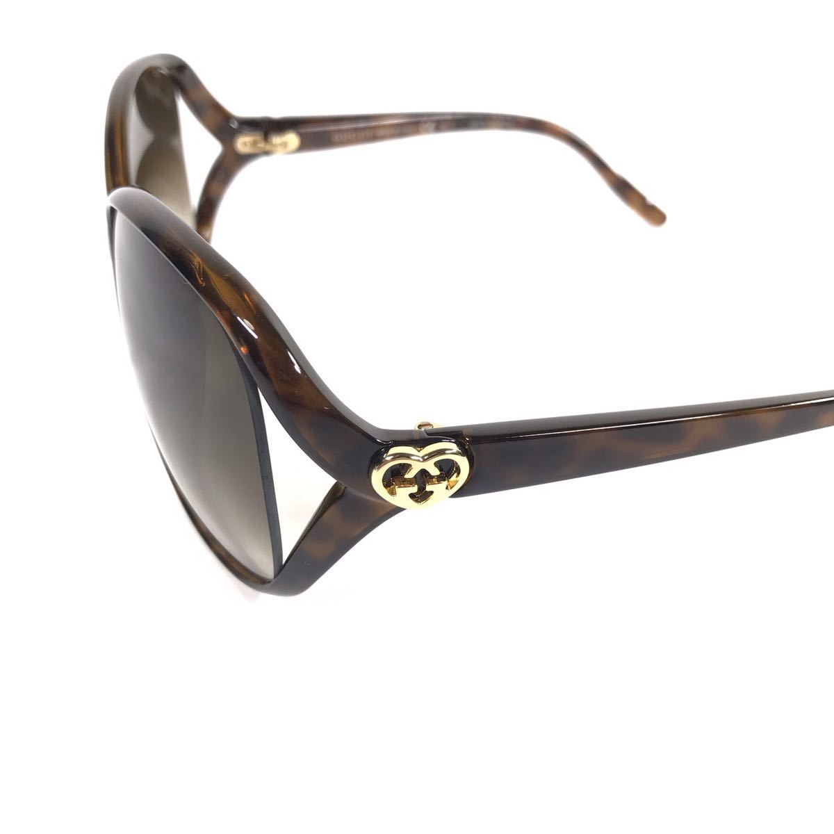 グッチ】本物 GUCCI サングラス ハートGG金具 GG 3525/K/S ブラウン色