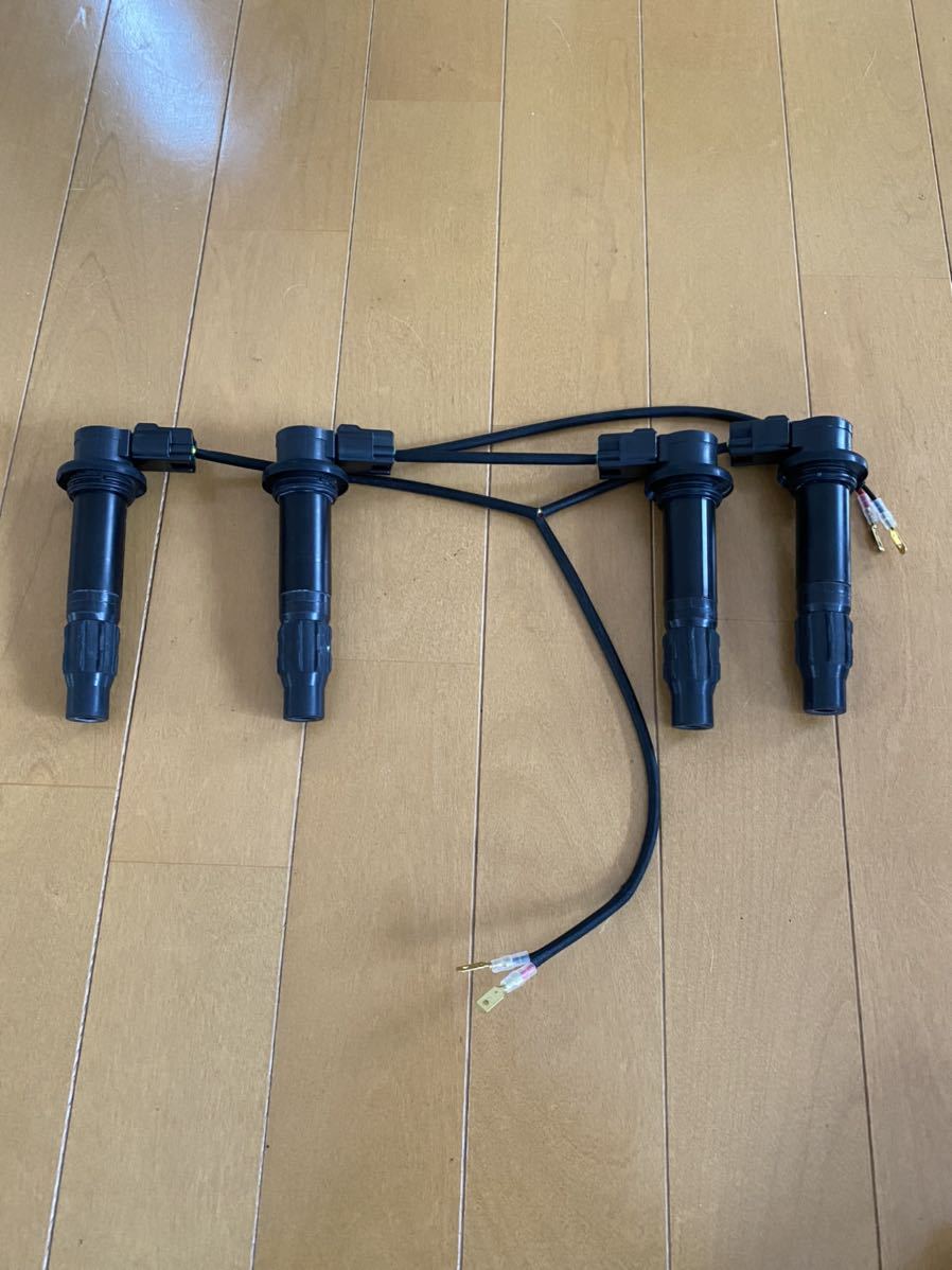 【美品】zrx1200daeg zrx1200ダエグ　ダイレクトイグニッションにカスタム　配線とコイルのセット zrx1100 1200 gpz900 zzr1100