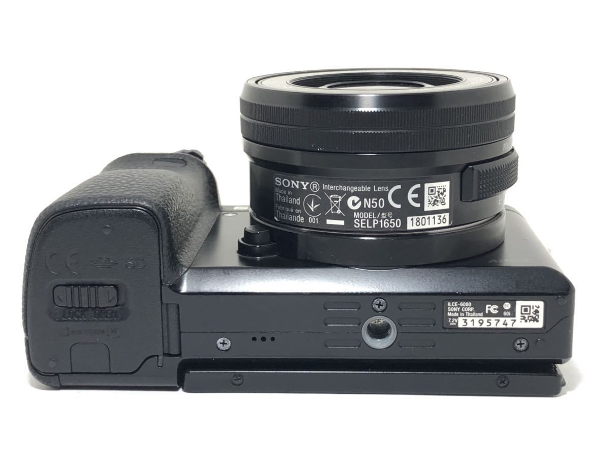 良品》SONY α6000ダブルズームレンズキット ILCE-6000Y 26【良品 
