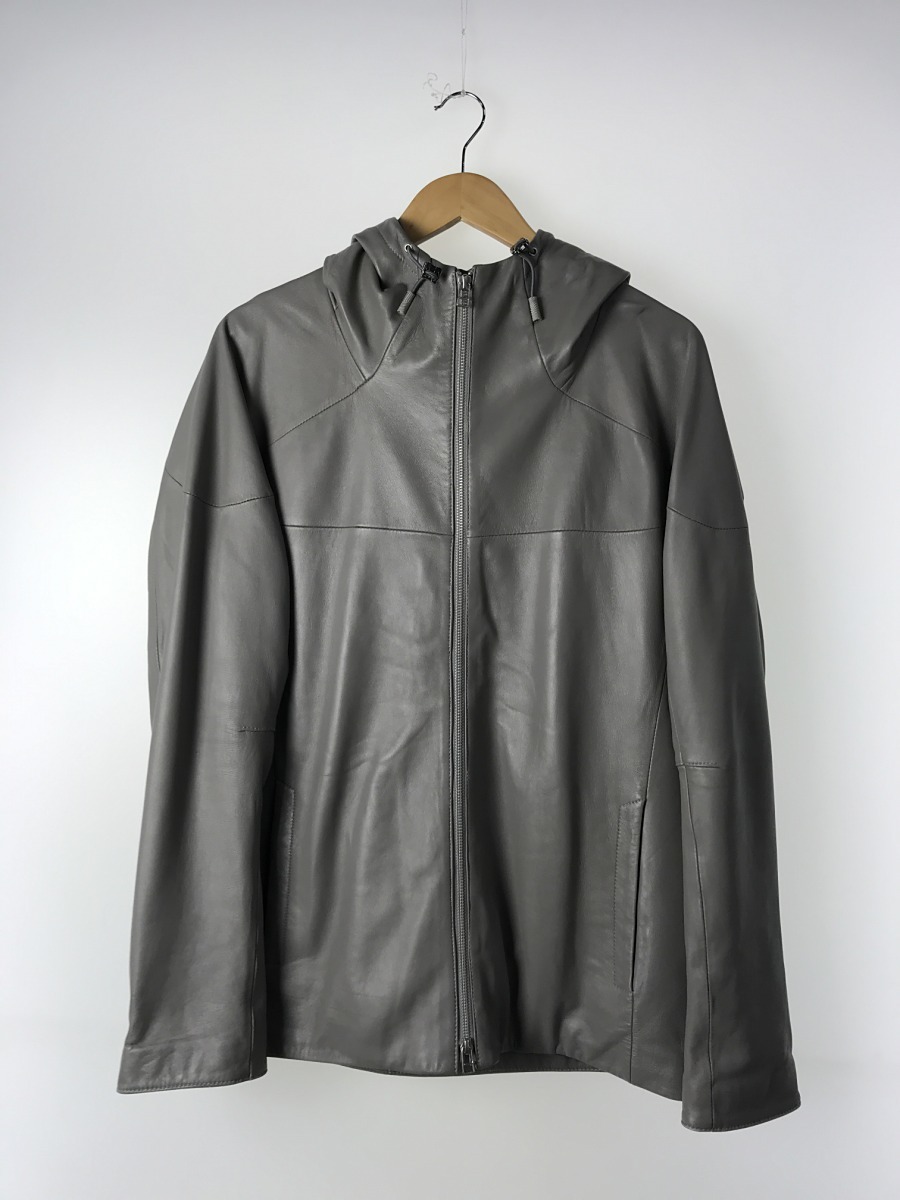 MORGAN homme◇ラムレザー/ジャケット//XL/羊革/GRY MORGAN HOMME 