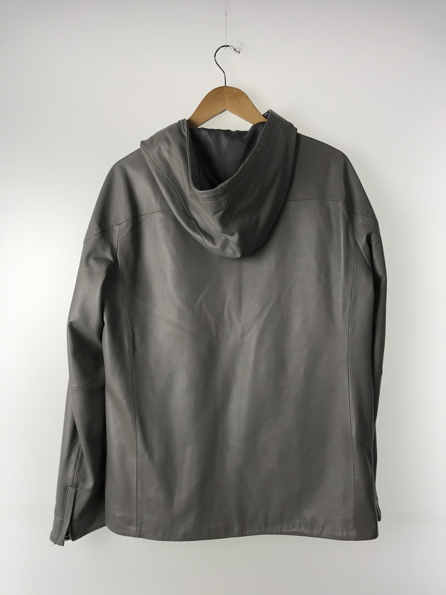 MORGAN homme◇ラムレザー/ジャケット//XL/羊革/GRY MORGAN HOMME 