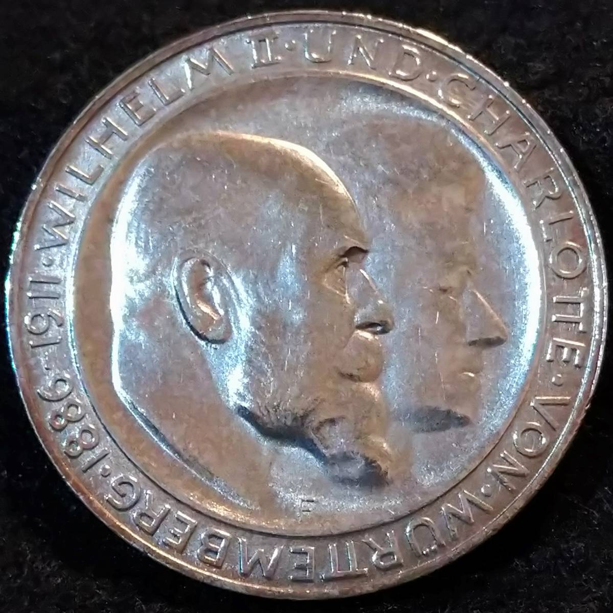 ドイツ 3マルク銀貨 0 20マルク金貨 フリードリヒ2世(1907-1918 