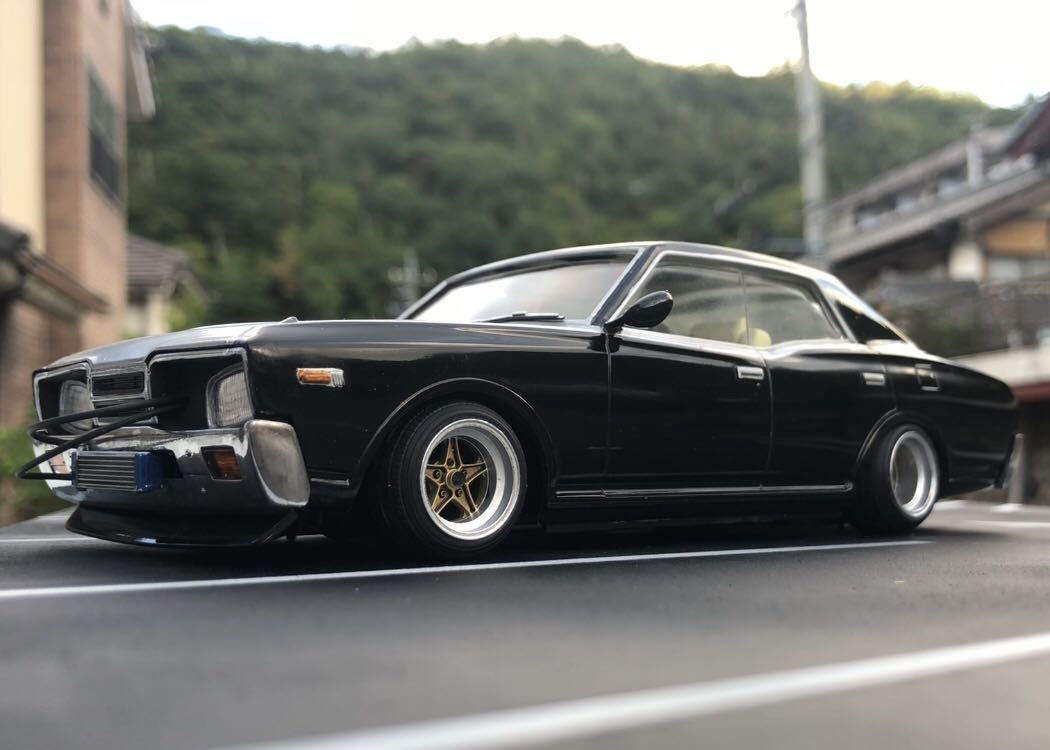 ☆塗装 研磨済み完成品☆ 1/24 330セドリック グラチャン アオシマ製