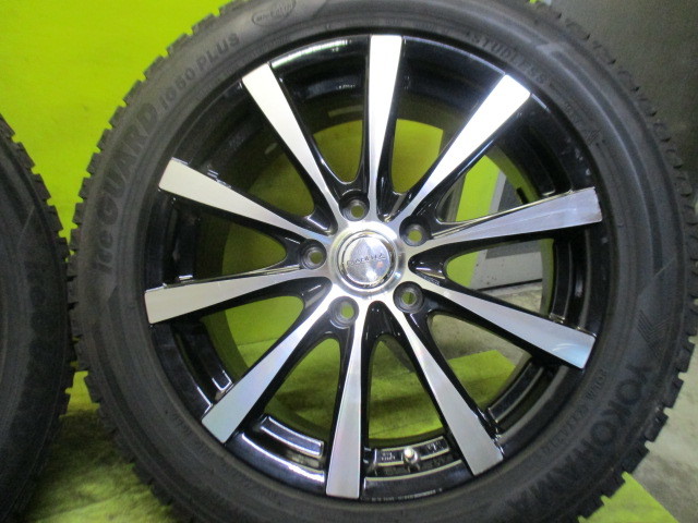 ディアネラ 17インチ 7J +54 PCD114.3 5H ヨコハマ　アイスガードIG-50+　スタッドレス 215/55R17 4本　オデッセイ、ウ゛ェゼル、CX3他