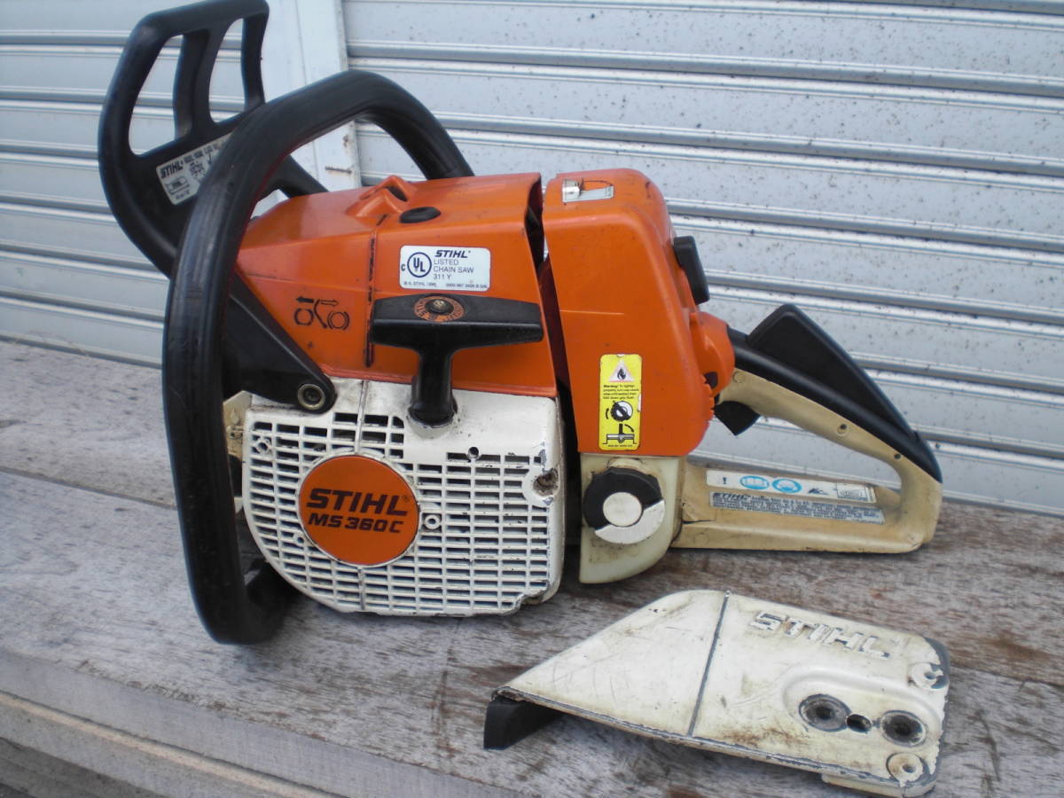  プロ用 STIHL MS360C クイックストップ付きチェーンソー スチールチェンソー チェーンソー 50cm(チェーンソー)｜売買されたオークション情報、yahooの商品情報をアーカイブ公開 - オークファン 木工用
