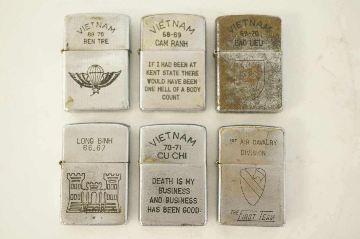 6点 まとめて VIETNAM ベトナム Zippo ジッポー 66-67-68-69-70-71 SA-1857