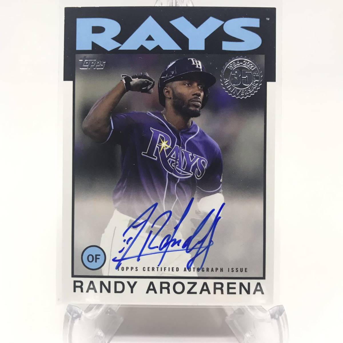 1円スタート☆直筆サイン☆ランディ・アロサレーナ☆2021 Topps Randy 