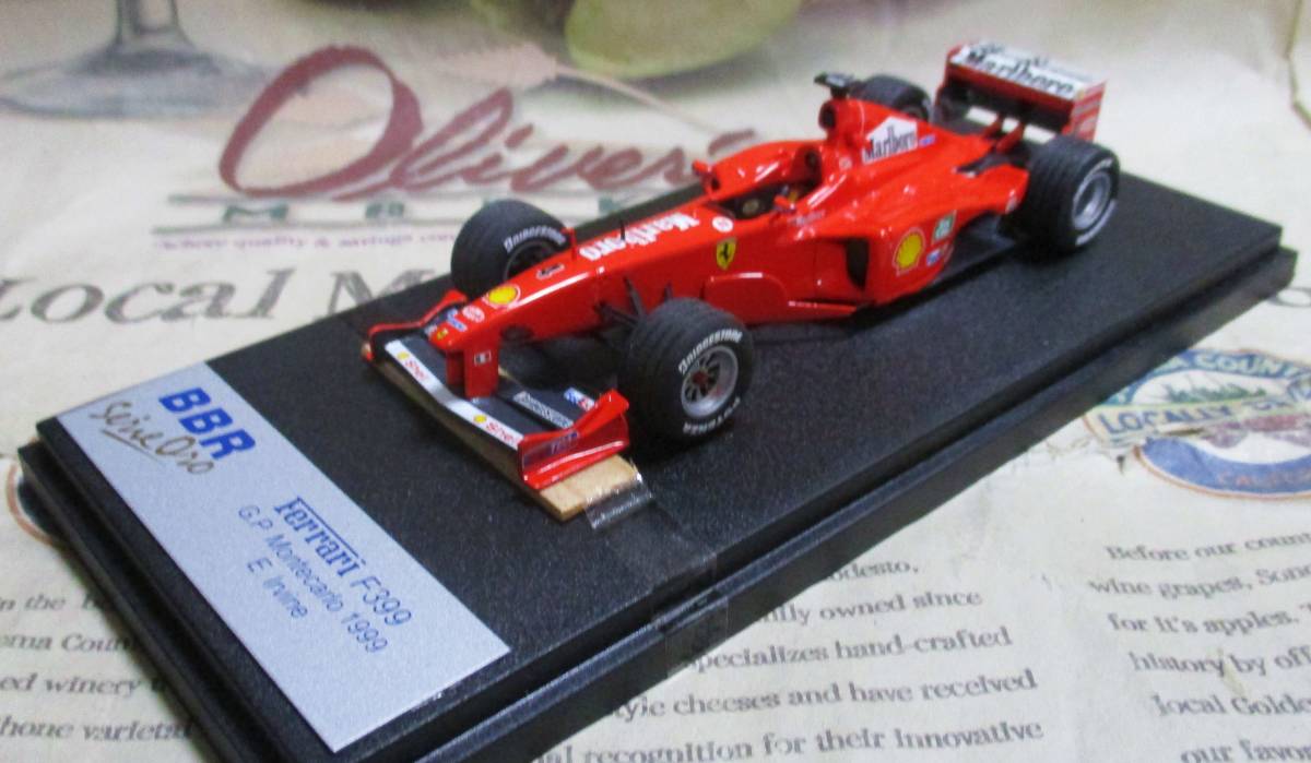 BBR 1/43 Ferrari F399 D'Eddie Irvine – GP Australie 1999 – Limitée 24 Pcs (Schumacher)