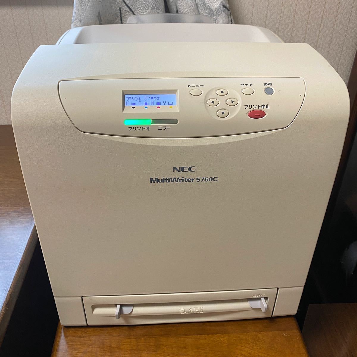 NEC MultiWriter 5750C 印刷枚数3170枚 新品トナー交換済 NEC