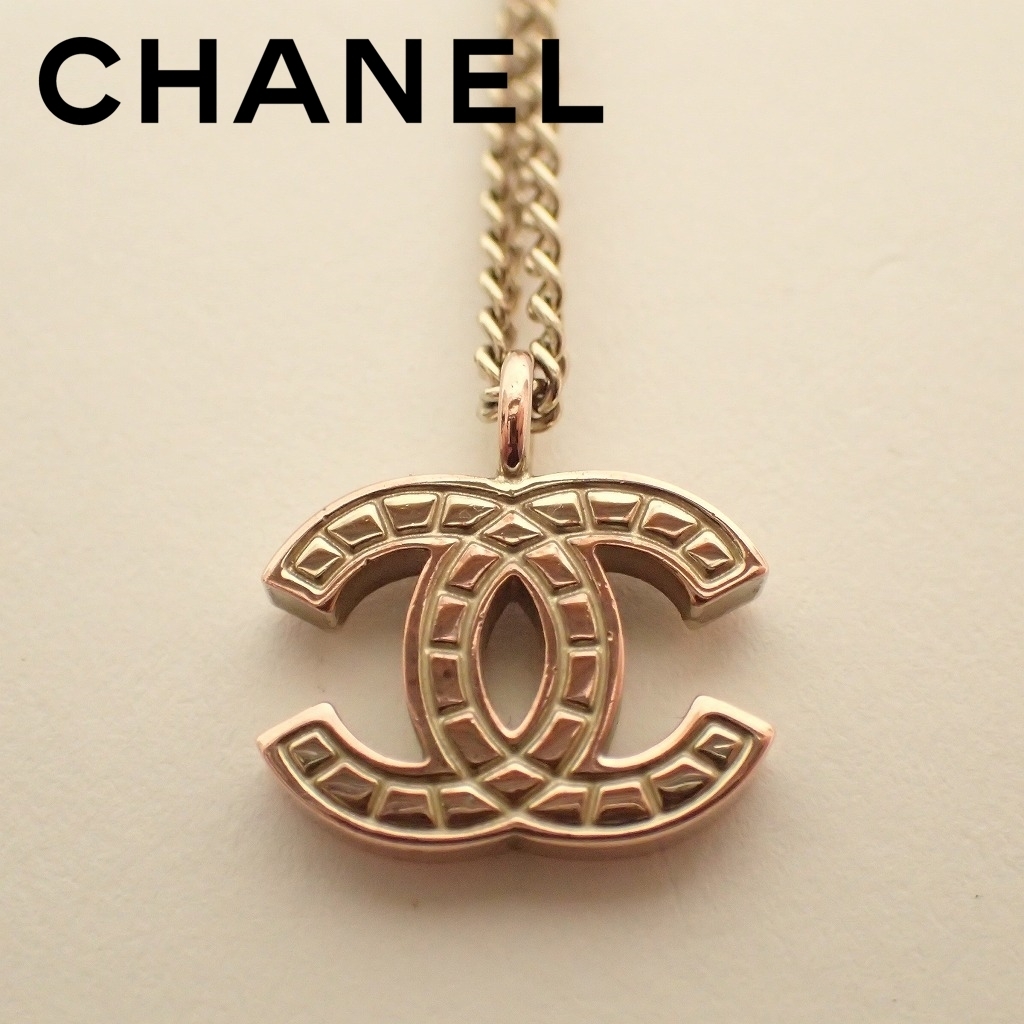本物 CHANEL シャネル ネックレス COCO ココマーク CC レディース 